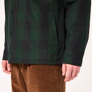 Bear Cozy Hooded Jacket - Black/Green