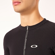 Gridskin Pinstripe SS Jersey - Blackout