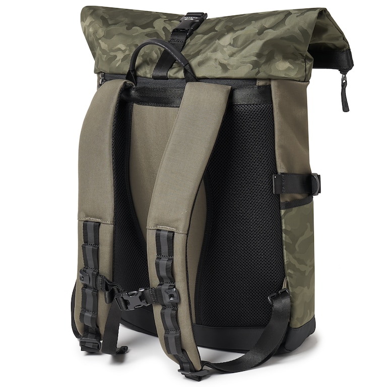 Utility Rolled Up Backpack - Dark Brush