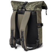 Utility Rolled Up Backpack - Dark Brush