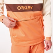 Tnp Nose Grab Softshell Hoodie - Arctic White/Soft Orange