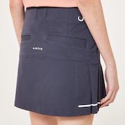 Elevate Deep Rise Pleats Skirt - Dark Cloud