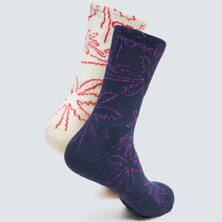 Deco Palms B1B Socks - Three Lines Palms Arctic
