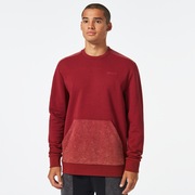Soft Dye Crew Sweatshirt - Iron Red