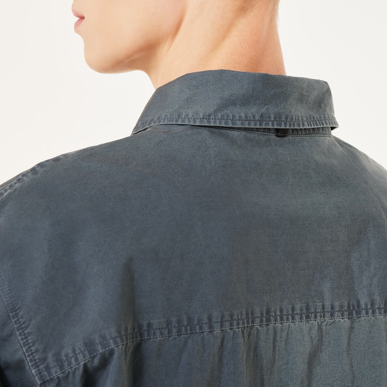 Poplin SS Shirt - Dark Slate
