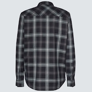 Tc Skull Flannel Shirt - Black/Gray