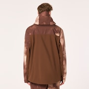 Tc Skull Reduct Shell Jacket - Carafe/Brown Clouds Print