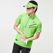 Skull Revolve 3D Mock Shirt - Neon Green