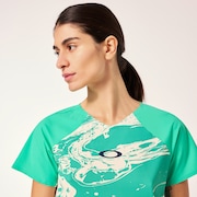 W Seeker Airline SS Jersey - Duality Swirl White/Mint