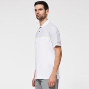 Hexad Block Polo - White