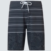 Split Floral 20 Rc Boardshorts - Green Flower/Stripe