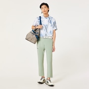 Skull Bold Omble Mock - White Print