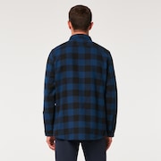 Bear Cozy Jacket - Black/Blue Check