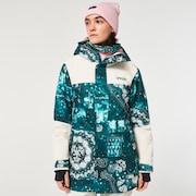 Tc Aurora Rc Insulated Jacket - Green Bandana Pt/White