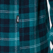 Hooded Button Down - Blue Check