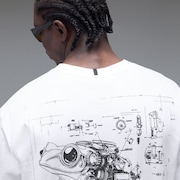 Animatronic Frog LS Tee - White
