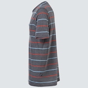 All Stripes SS Tee - New Athletic Gray