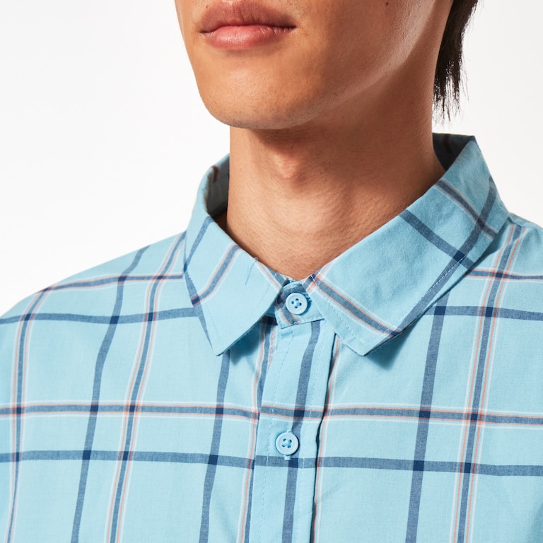 Pacific Button Down LS - Aviator Blue Check