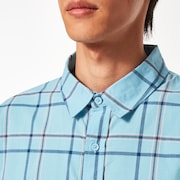 Pacific Button Down LS - Aviator Blue Check