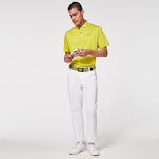 Contender Stripe Polo - Sulphur