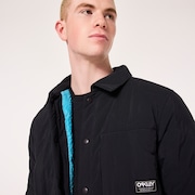 Quilted Sherpa Jacket - Blackout