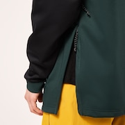 Tnp Nose Grab Softshell Hoodie - Black/Hunter Green