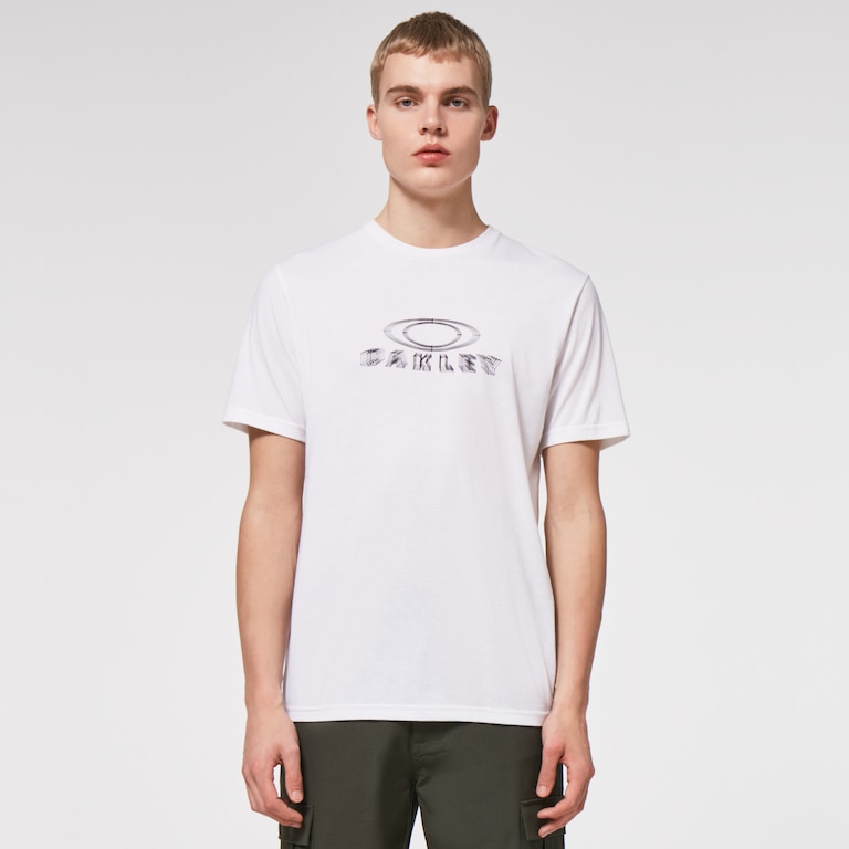 3D Bark Tee - White