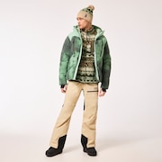 Mountain Fire Sherpa - Green Norway Pattern