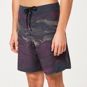 Marble Swirl 19" Boardshort - Ultra Purple Magma