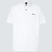 Contender Stripe Polo - White