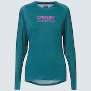 Wmns  Factory Pilot LS Jersey - Bayberry