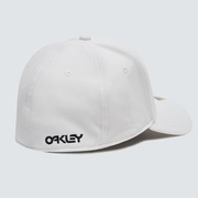 6 Panel Stretch Metallic Hat - White