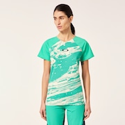 W Seeker Airline SS Jersey - Duality Swirl White/Mint