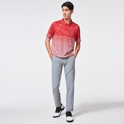 Camo Stripes Polo - Fog Gray