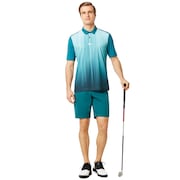 Infinity Line Golf Polo Short Sleeve - Petrol