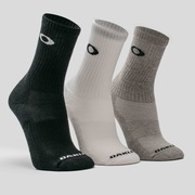 Meia Oakley Essential Crew Sock - 3 pares - Assorted