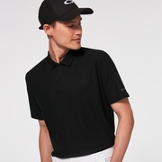 Contender Stripe Polo - Blackout