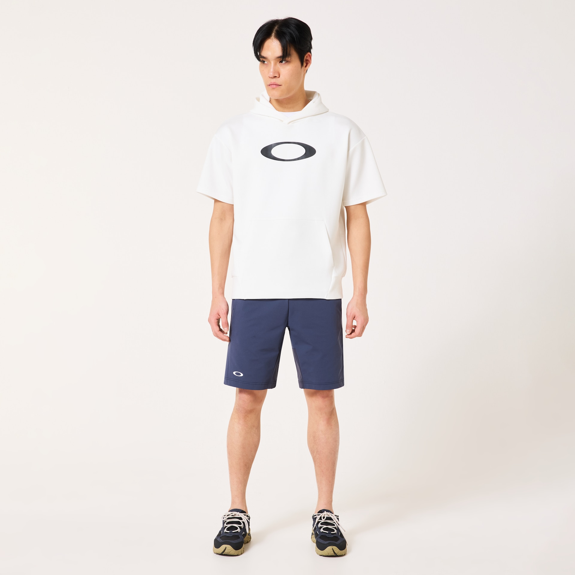 オークリー Enhance Qd Fleece S/S Hoody 5.0 Ceramic White