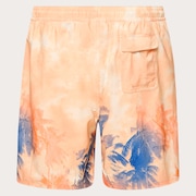 Canary Palms Rc 18" Beachshort - Palms Clouds Orange