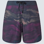 Marble Swirl 19" Boardshort - Ultra Purple Magma