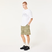 Outdoor Printed Short - Aop Mountain Green Pebble
