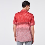 Camo Stripes Polo - Fog Gray