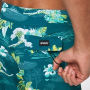 Tropical Bloom 18 Boardshort - Bayberry Hawai