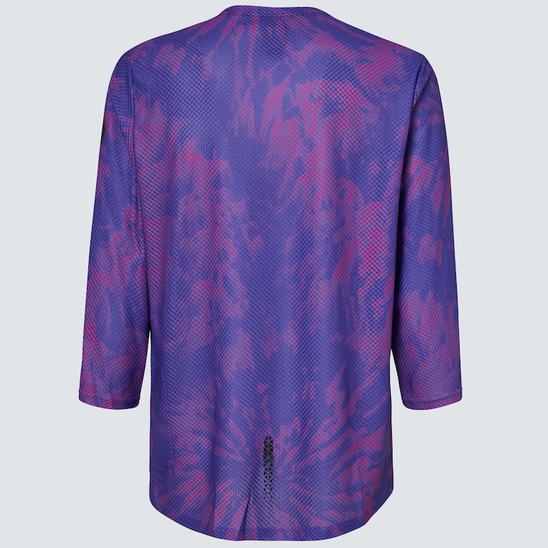 Ride Free 3/4 Jersey - Purple Mountain Td Print