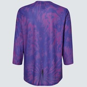 Ride Free 3/4 Jersey - Purple Mountain Td Print
