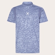 Skull Spotted Jacquard Mock - Flint Stone