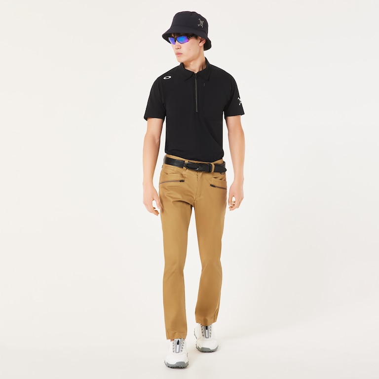 Skull Ideally Hybrid Zip Shirt - Blackout
