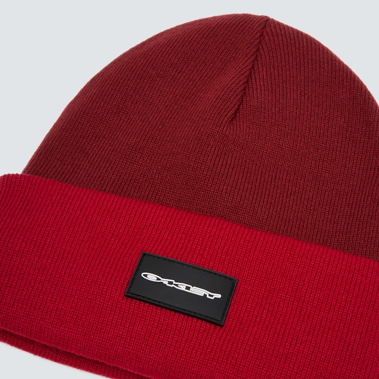 Tc Stretch Logo Beanie - Red Line/Iron Red
