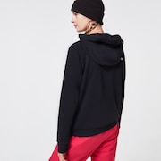 TNP Women's DWR Fleece Hoody - Blackout