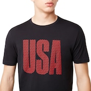USA Allover Tee - Blackout